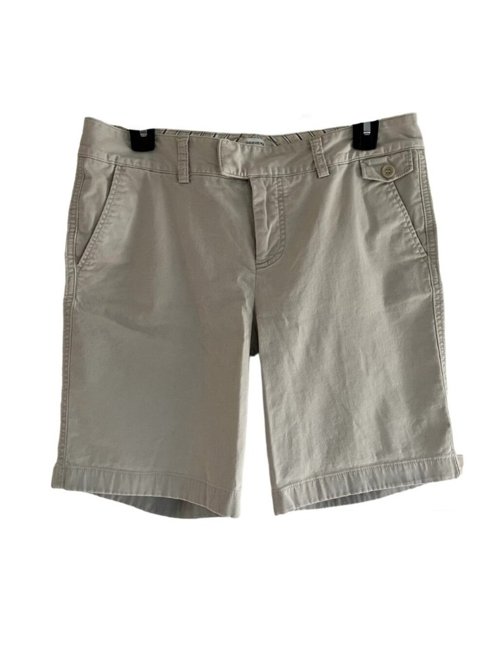 Cotton Business Casual Khaki Shorts w Stretch Perfect